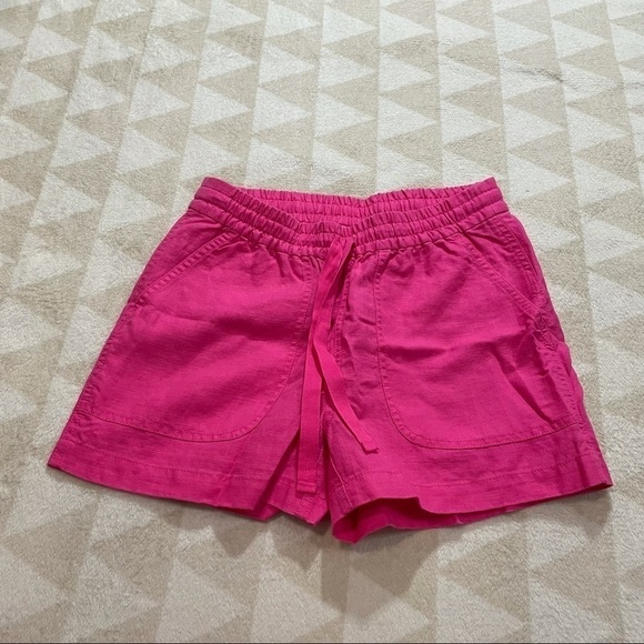 J crew seaside shorts neon fuschia pink Barbie - Picture 5 of 5